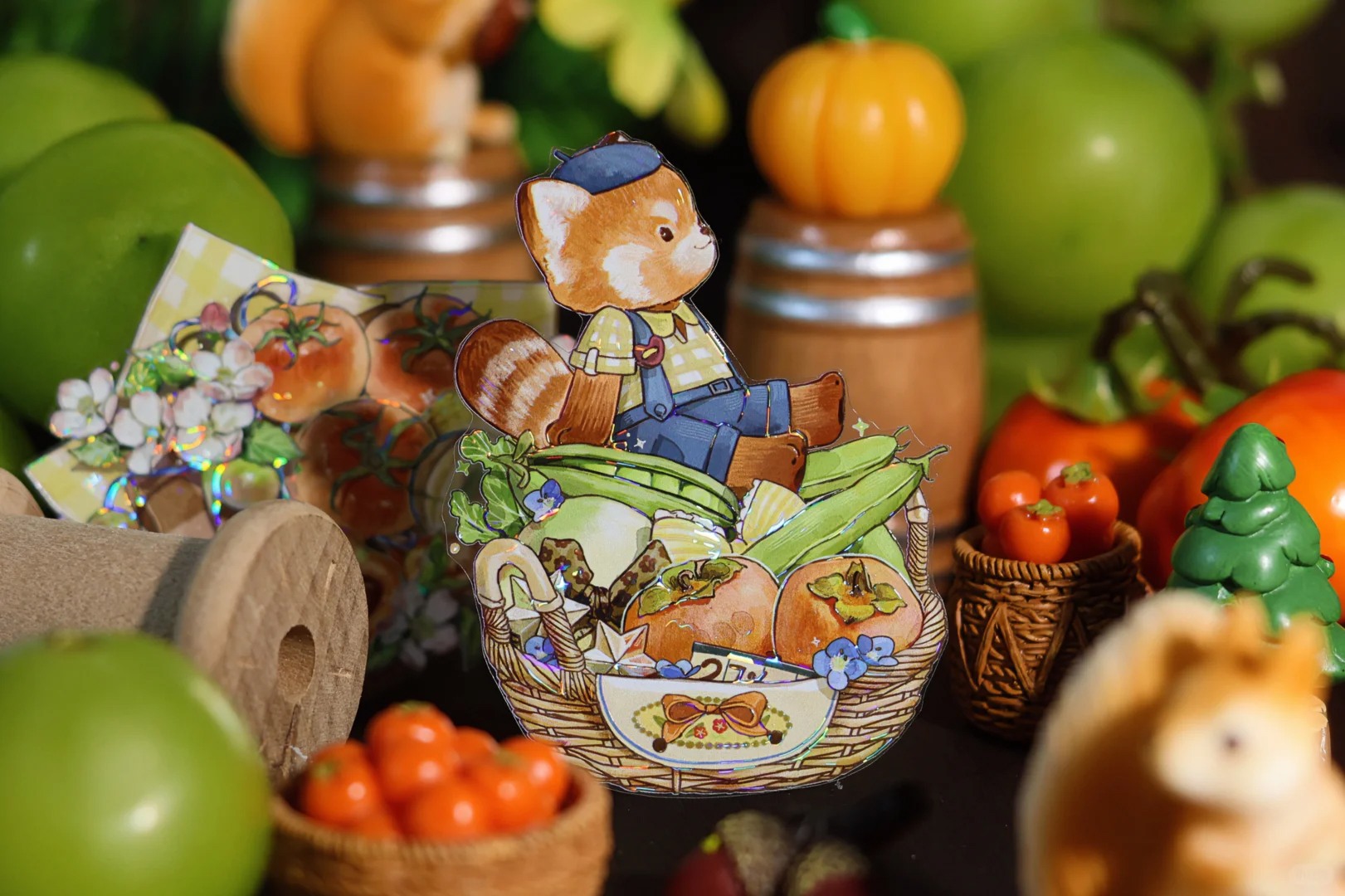 Shine Studio PET Tape Sample - Red Panda