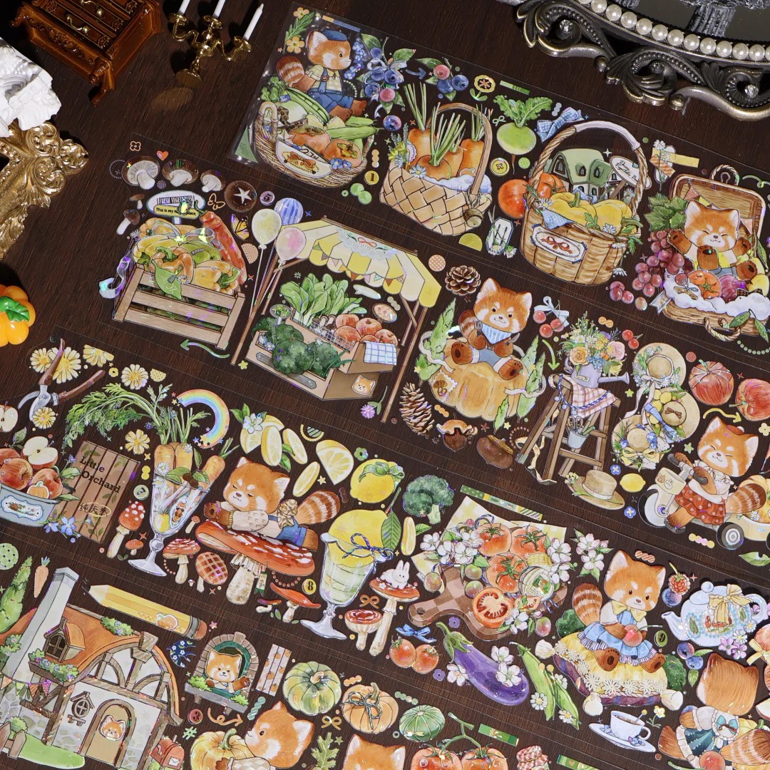 Shine Studio PET Tape Sample - Red Panda