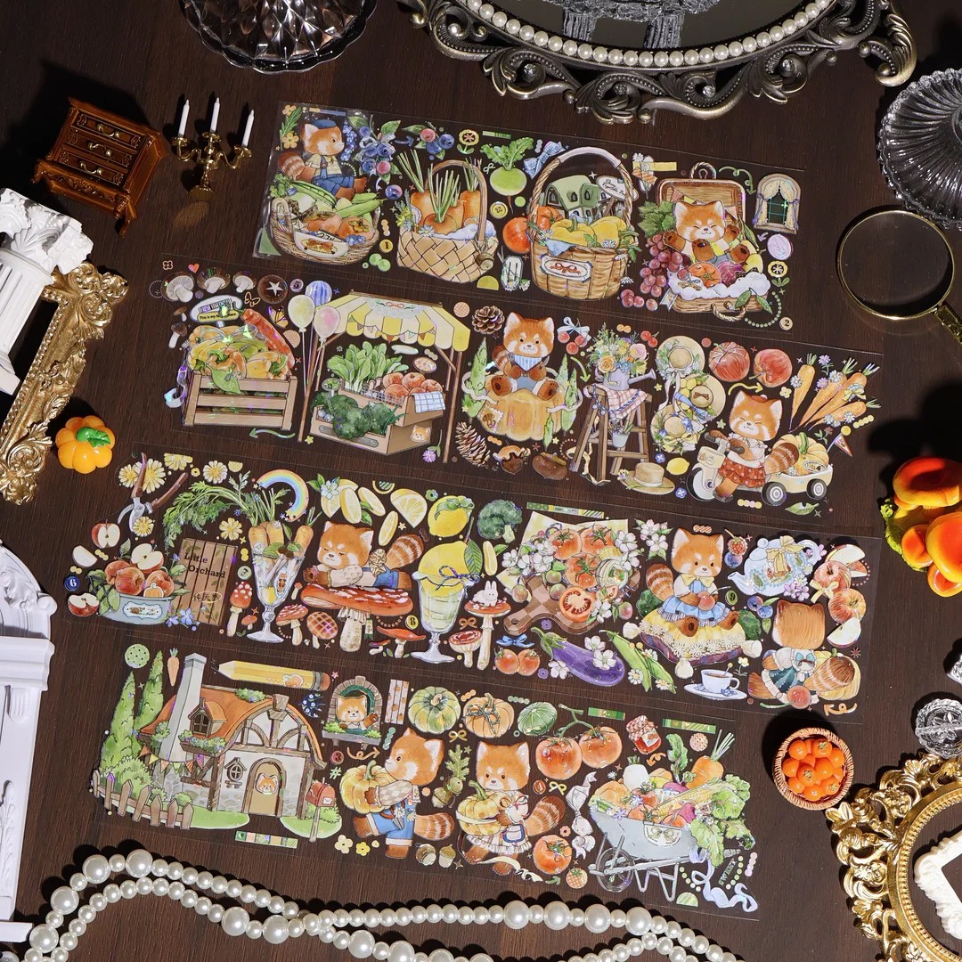 Shine Studio PET Tape Sample - Red Panda