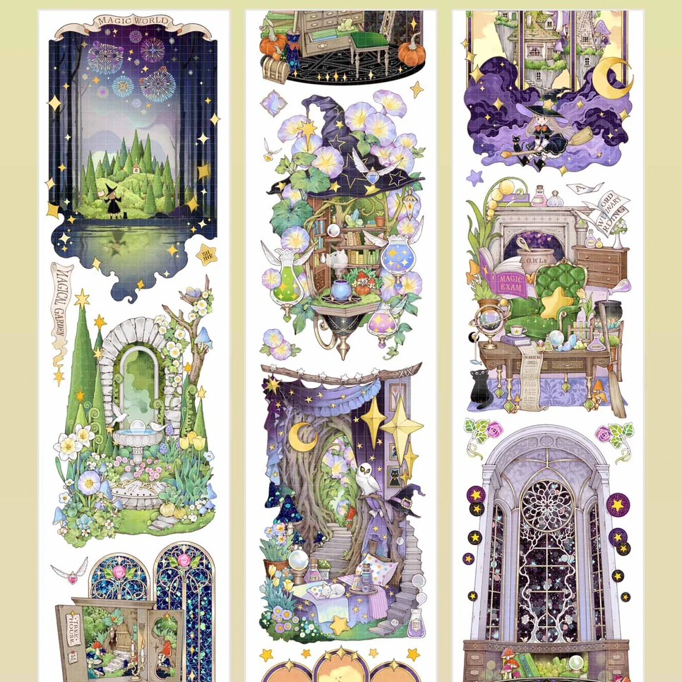 Shine Studio Washi Tape Sample - The Stardust Magic House