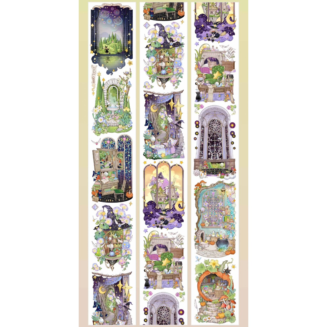 Shine Studio Washi Tape Sample - The Stardust Magic House