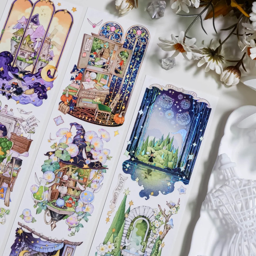 Shine Studio Washi Tape Sample - The Stardust Magic House