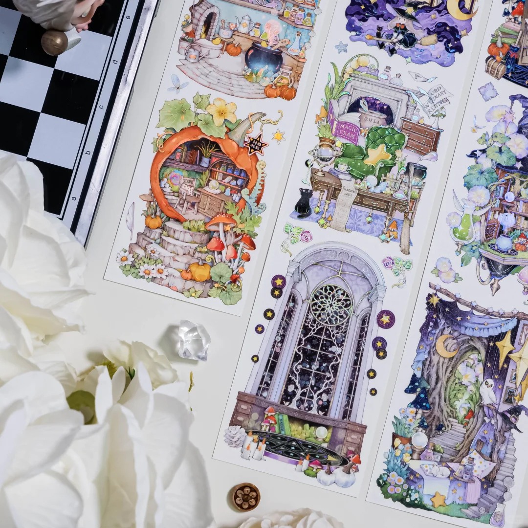 Shine Studio Washi Tape Sample - The Stardust Magic House