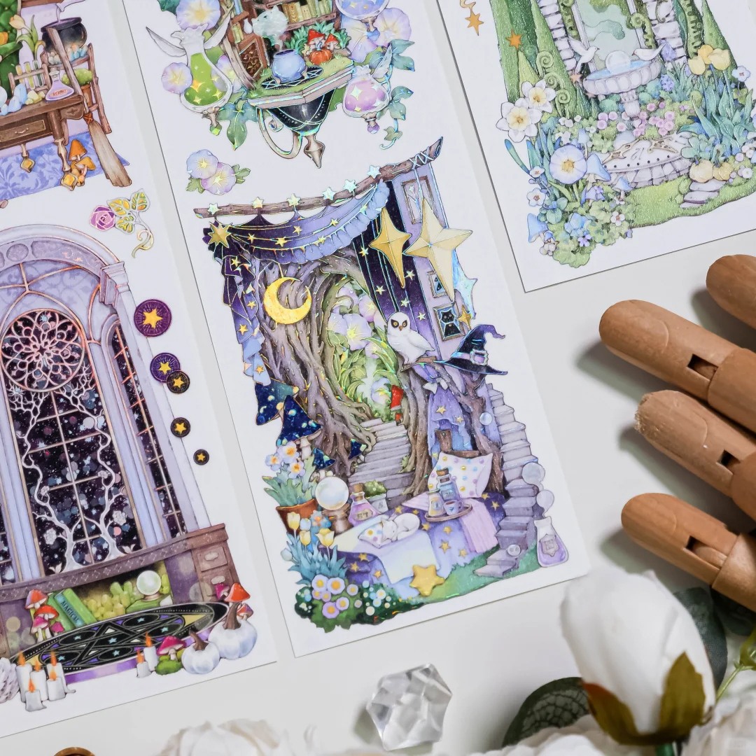 Shine Studio Washi Tape Sample - The Stardust Magic House