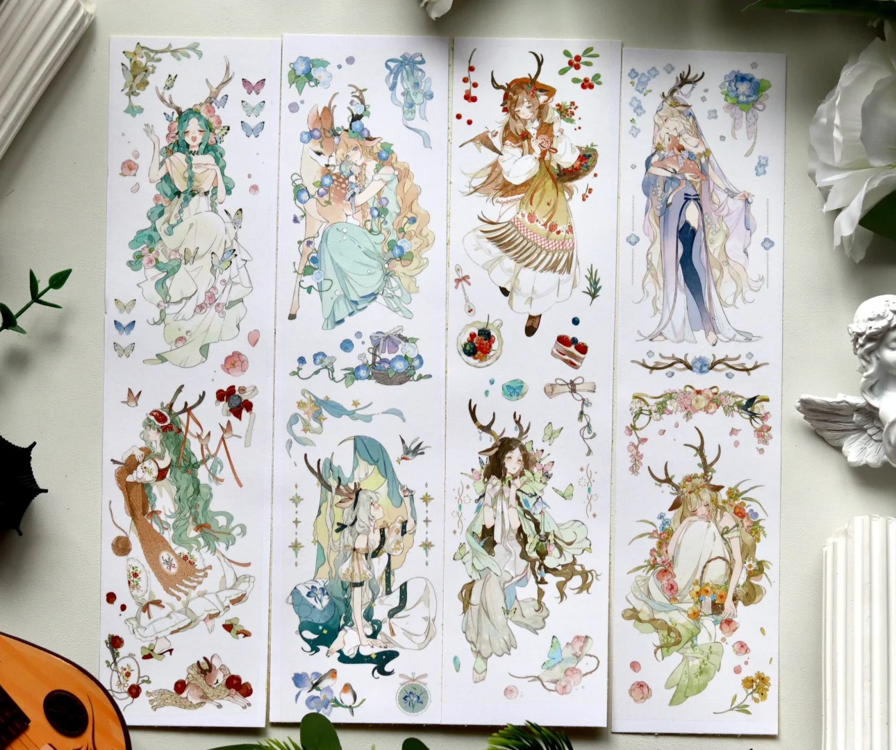 Shine Studio Washi Tape Sample - Deer In The Deep Forest