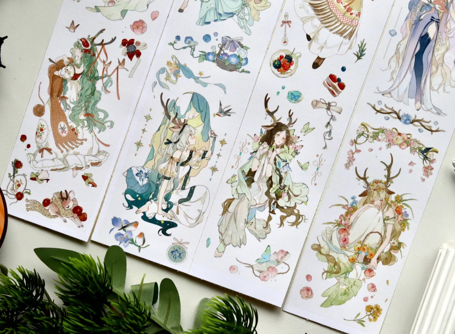 Shine Studio Washi Tape Sample - Deer In The Deep Forest