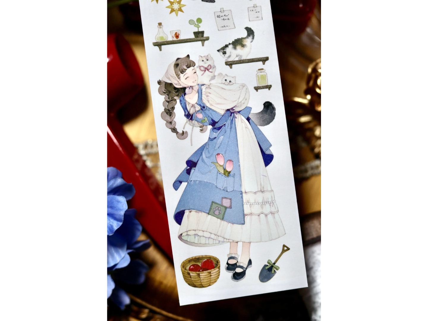 Shine Studio Washi Tape Sample - Light Cat Steps