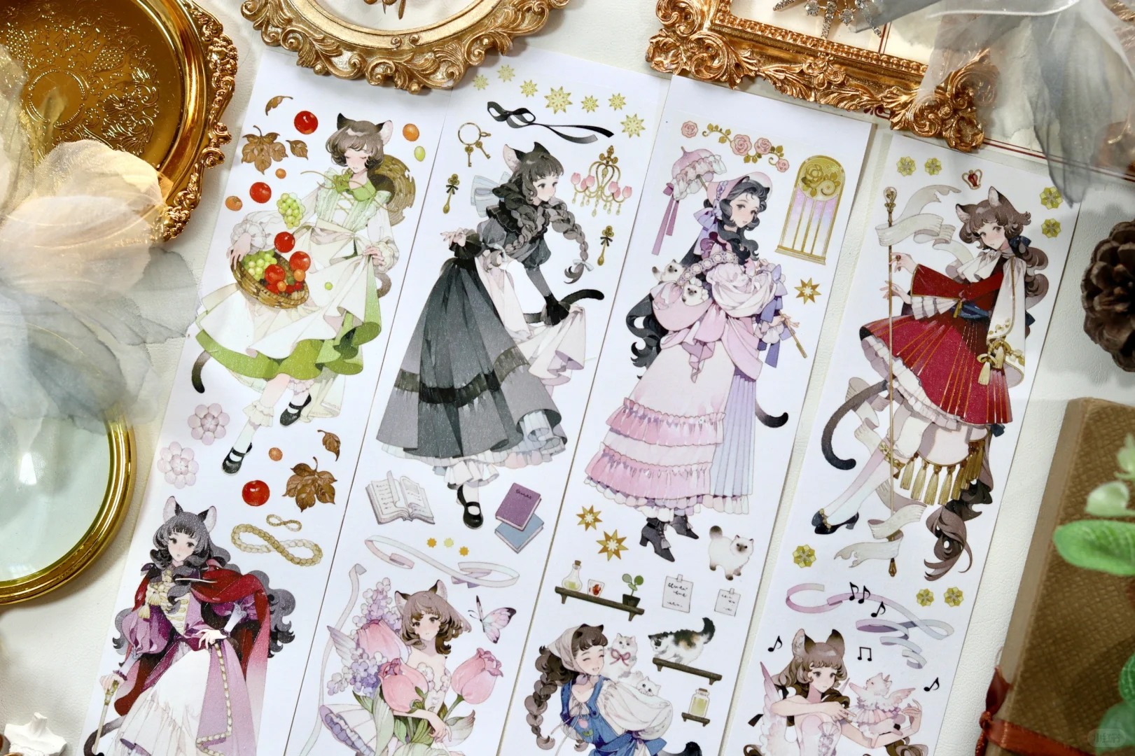 Shine Studio Washi Tape Sample - Light Cat Steps