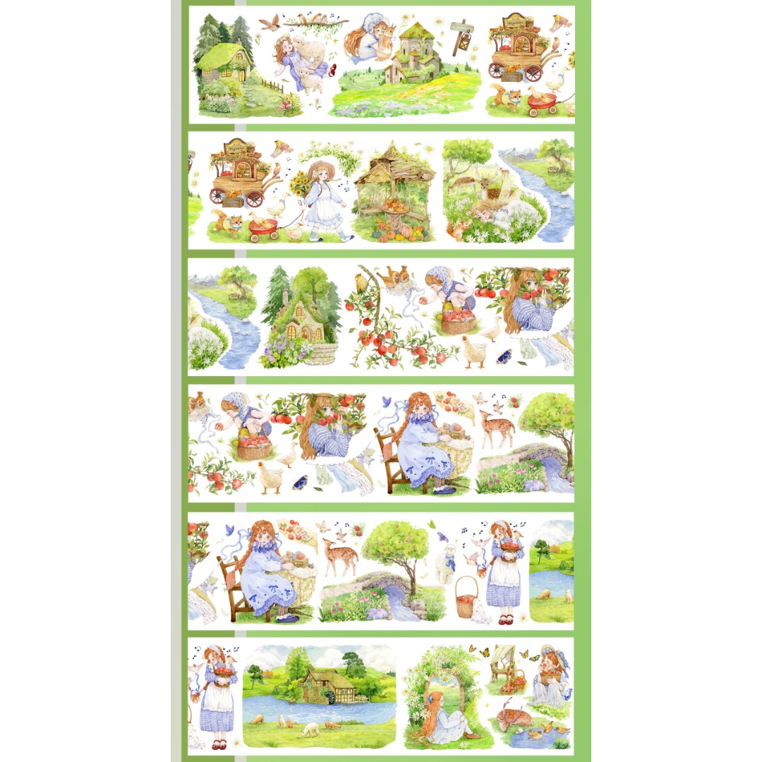 Tournesol Studio PET Tape Sample - Fairytale Forest Life