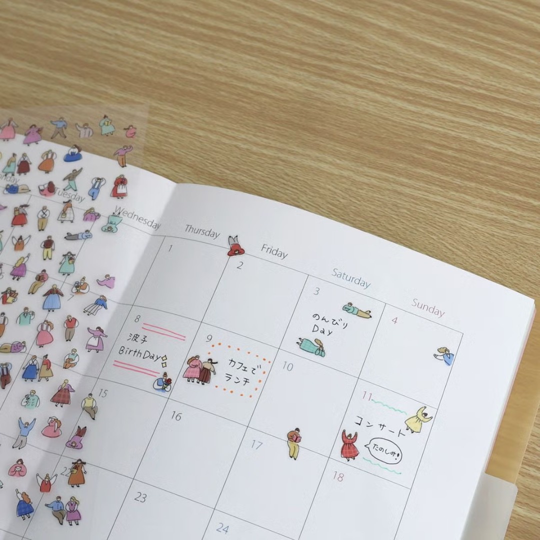 Pre-Order Mindwave Clear Sticker Sheet Poko Time Seal - People