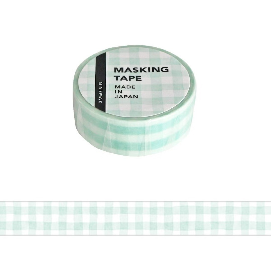 Pre-Order Mindwave Washi Tape - Check Pattern 19