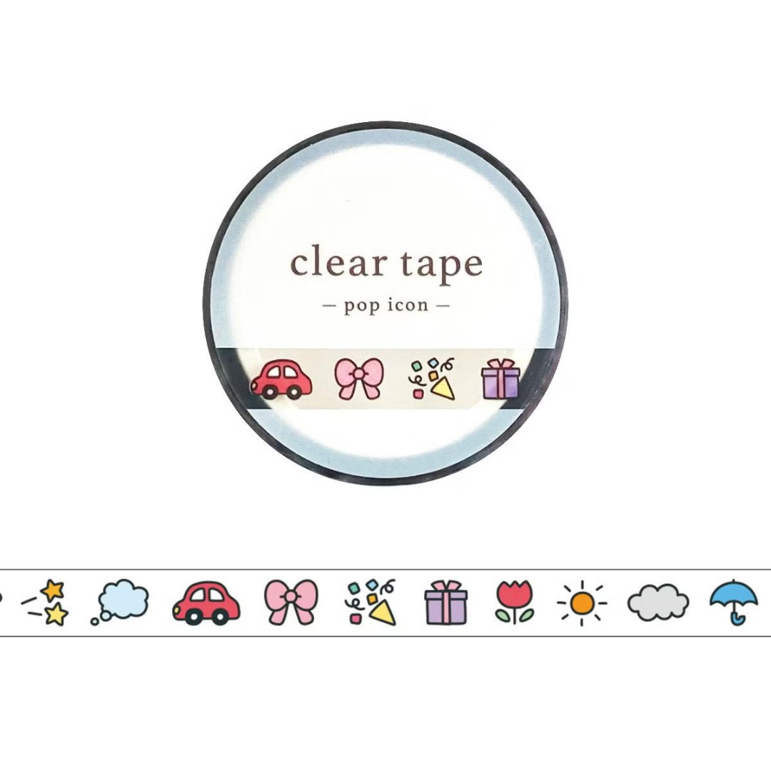 Pre-Order Mindwave Clear Tape Pop Icon 7 mm - Pictogram