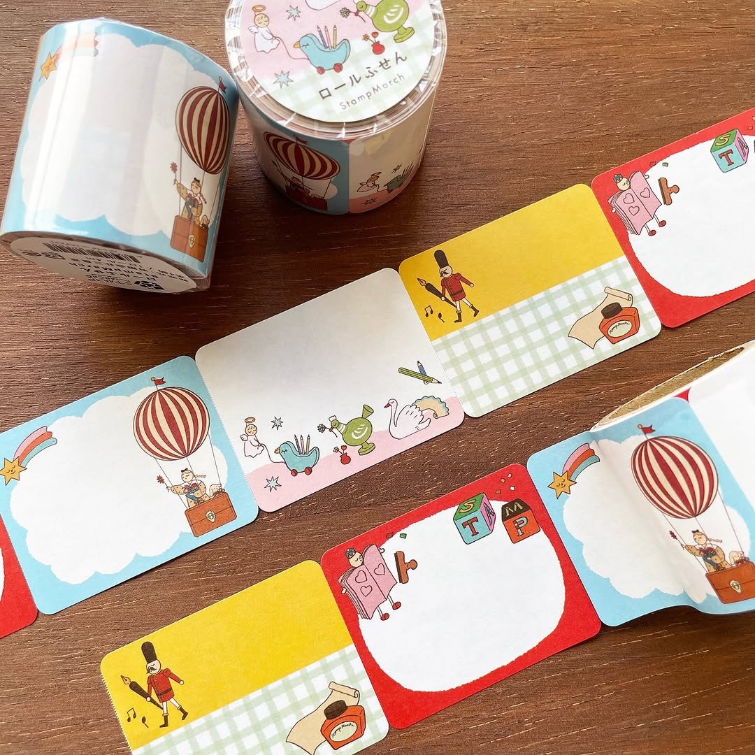 Stamp Marche 5th Anniversary Limited Edition Memo Roll Stickers