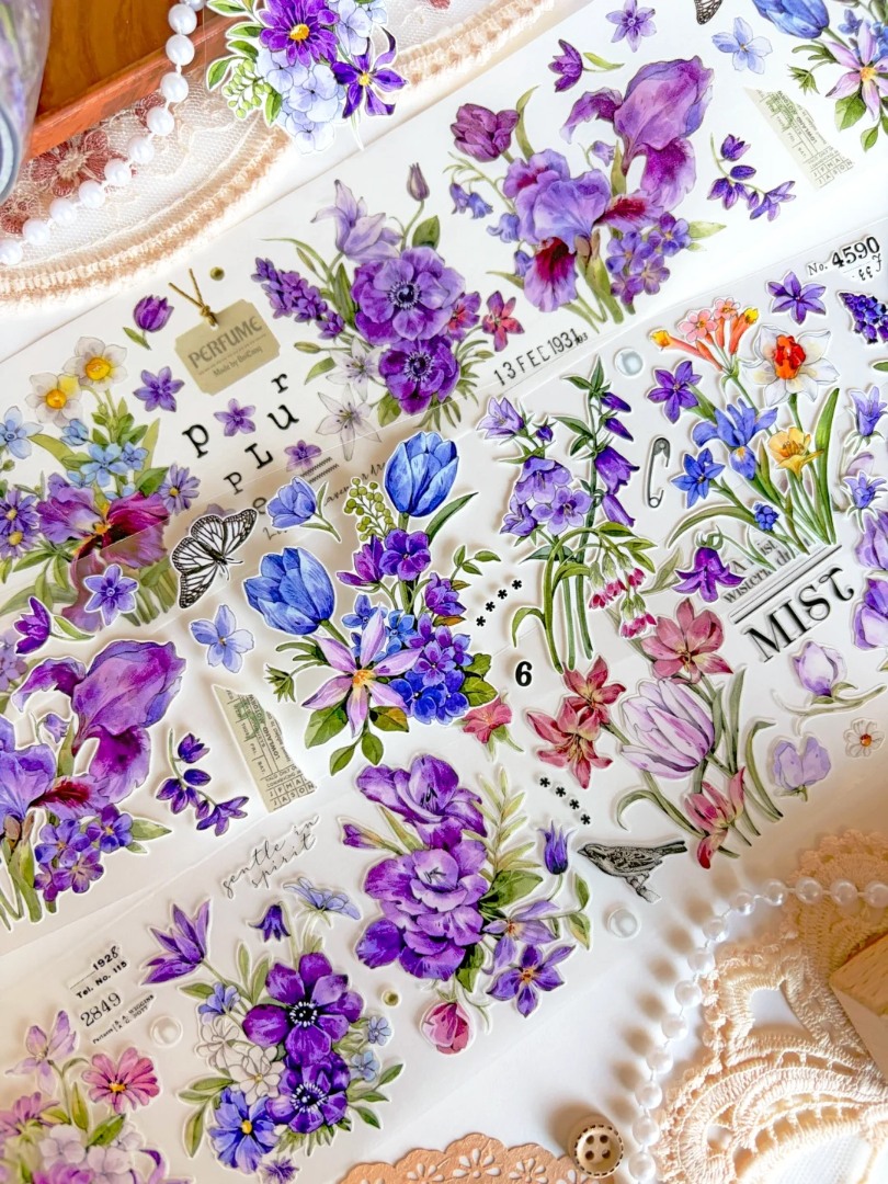 Pre-Order Baicangjia Studio Die-Cut Washi Tape - Overture