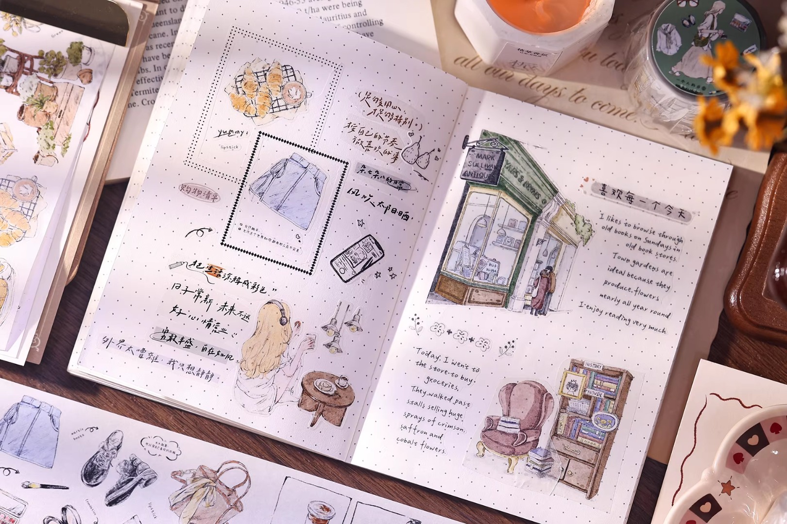 Pre-Order Xiaobaijia Die-Cut Washi Tape  - Solo Daily Life