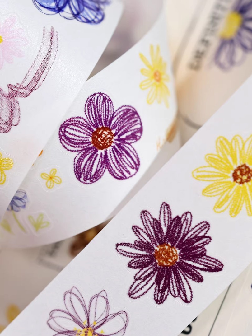 Pre-Order Xiaobaijia Die-Cut Washi Tape - Light Gauze