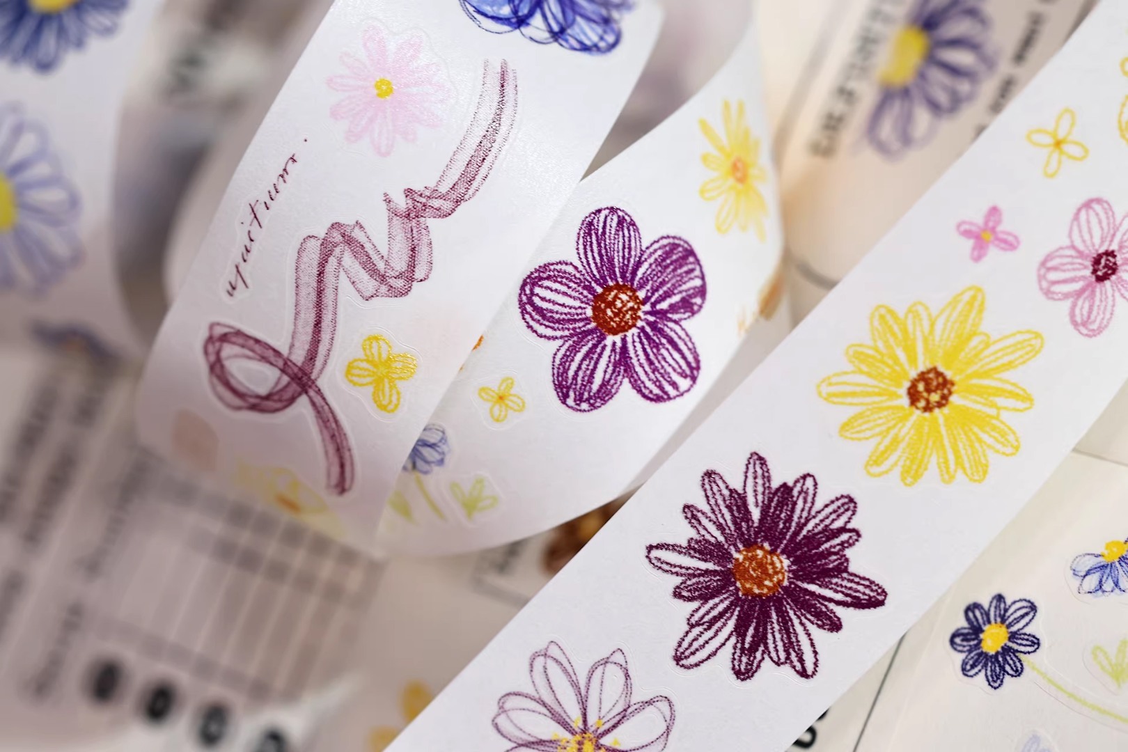 Pre-Order Xiaobaijia Die-Cut Washi Tape - Light Gauze