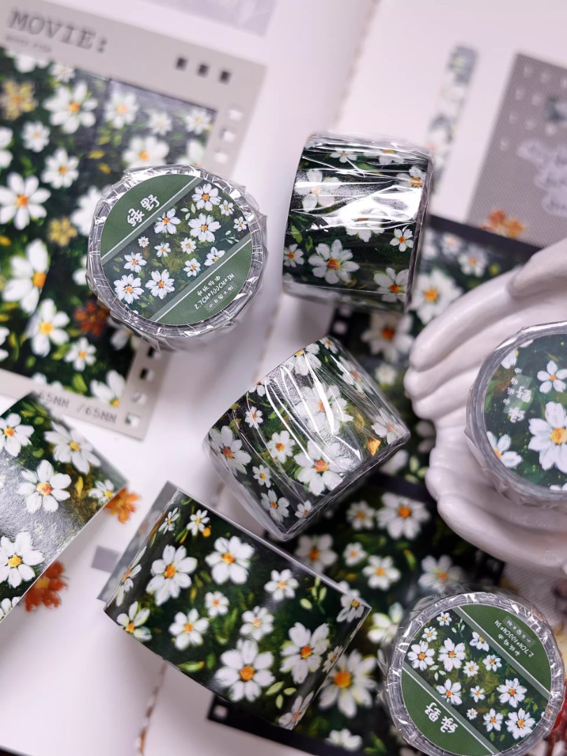 Pre-Order Xiaobaijia Washi Tape - Green Meadow