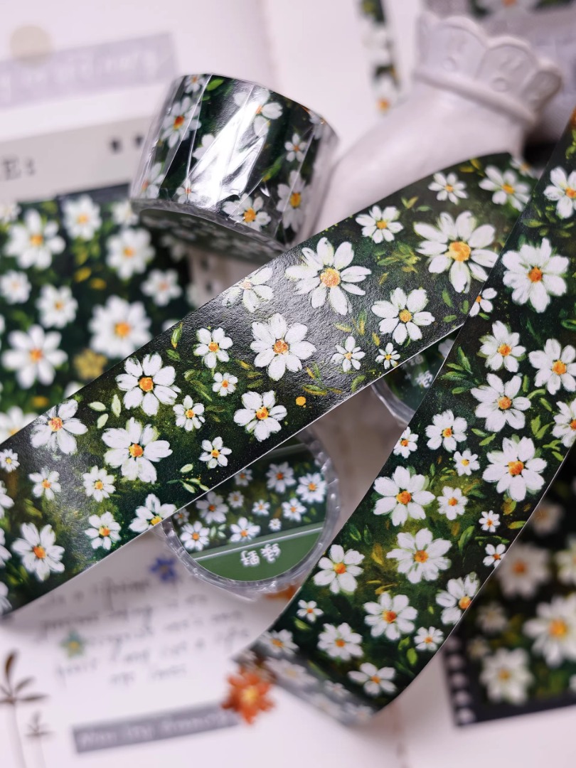 Pre-Order Xiaobaijia Washi Tape - Green Meadow