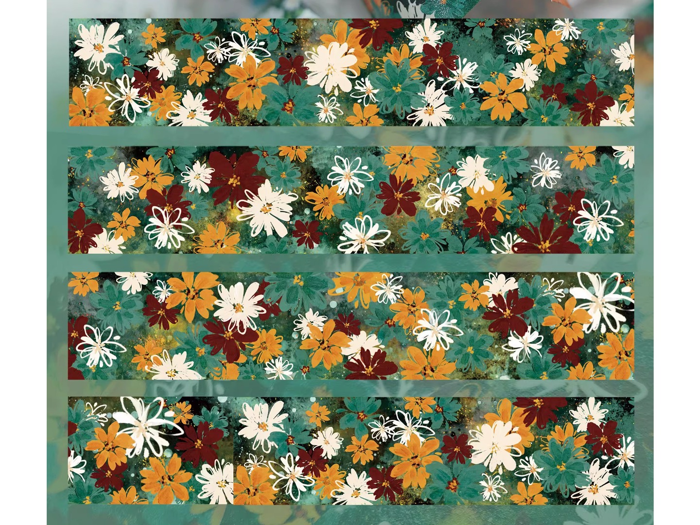 Pre-Order Xiaobaijia Washi Tape - Indigo Ink