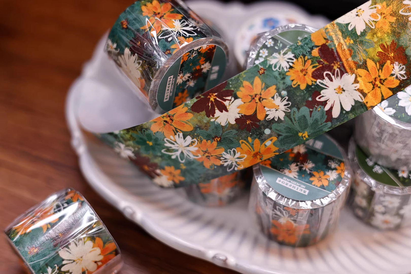 Pre-Order Xiaobaijia Washi Tape - Indigo Ink