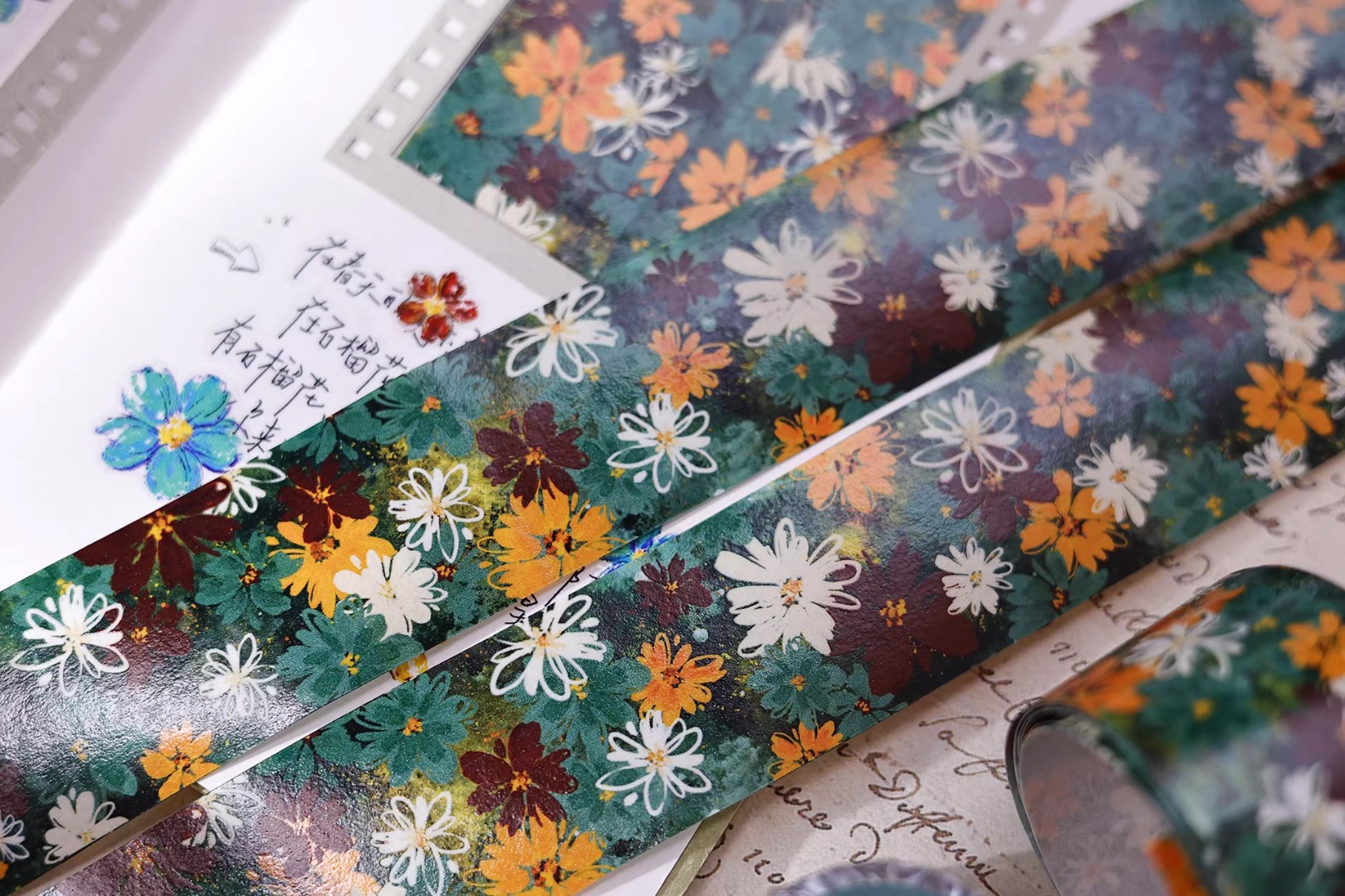 Pre-Order Xiaobaijia Washi Tape - Indigo Ink