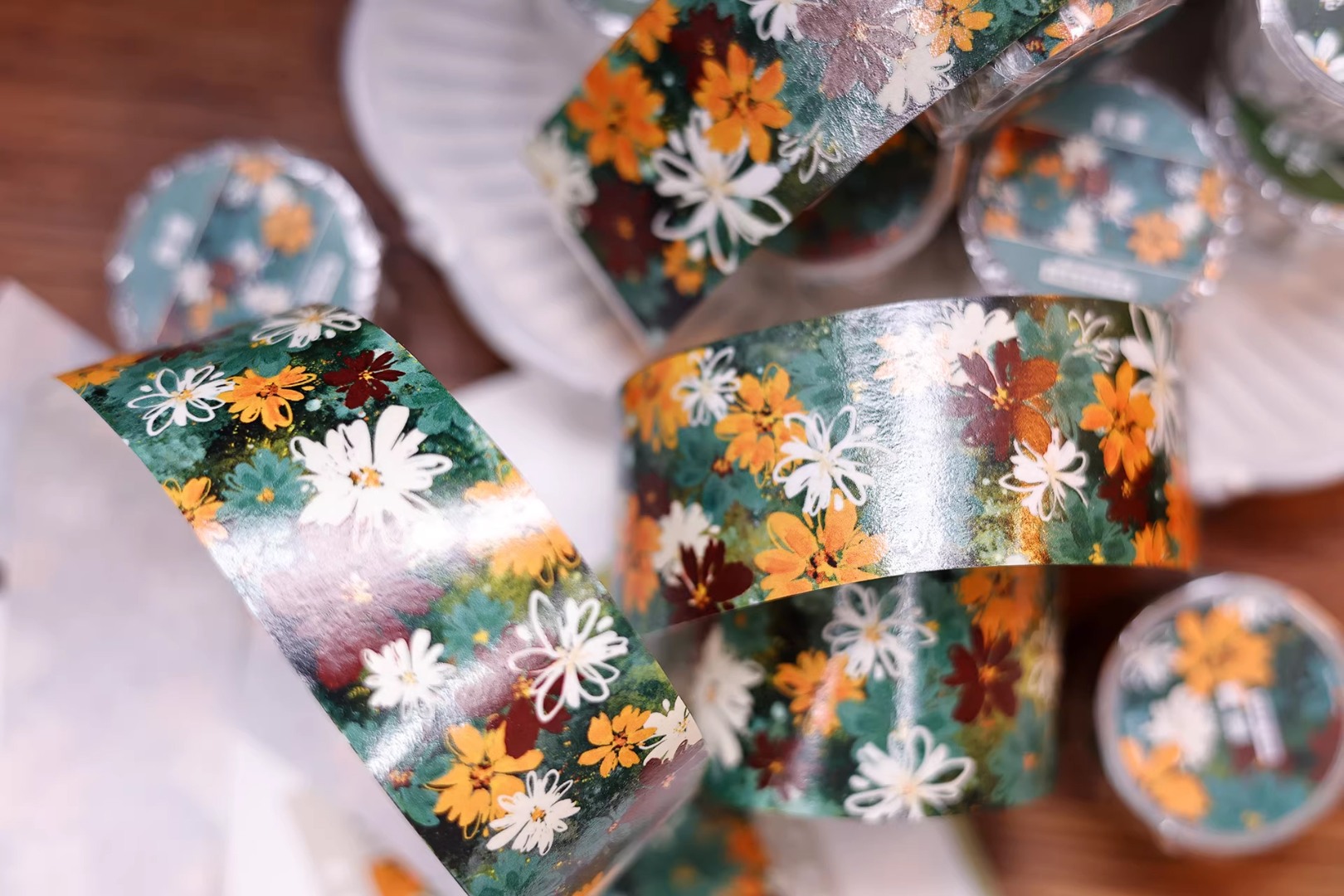 Pre-Order Xiaobaijia Washi Tape - Indigo Ink