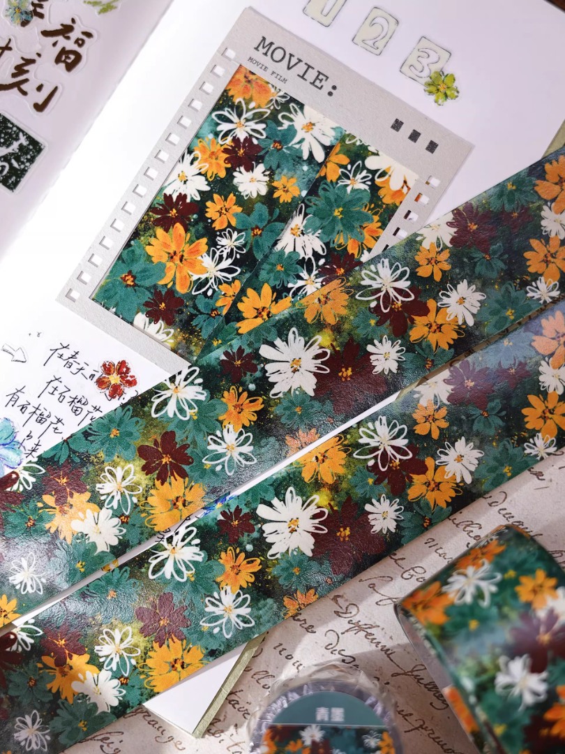 Pre-Order Xiaobaijia Washi Tape - Indigo Ink