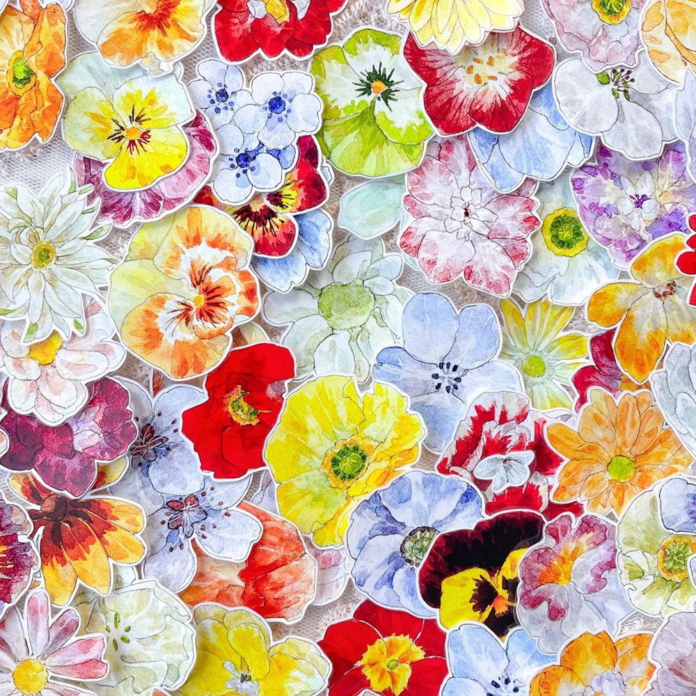 Baicangjia Studio Die-Cut Tape - Goldfish Fireworks