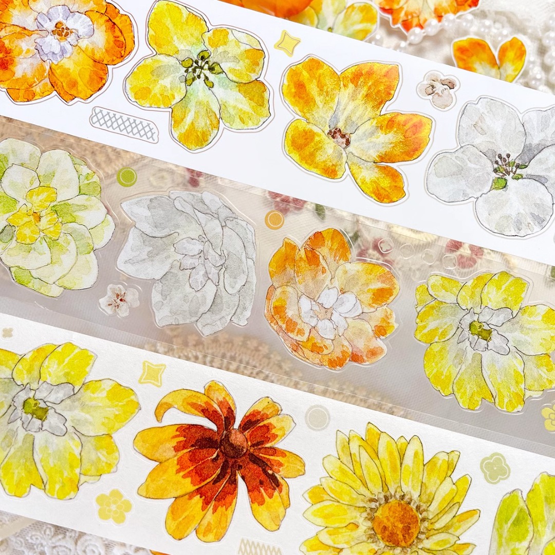 Baicangjia Studio Die-Cut Tape - Honey Orange