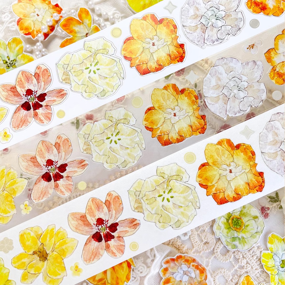 Baicangjia Studio Die-Cut Tape - Honey Orange