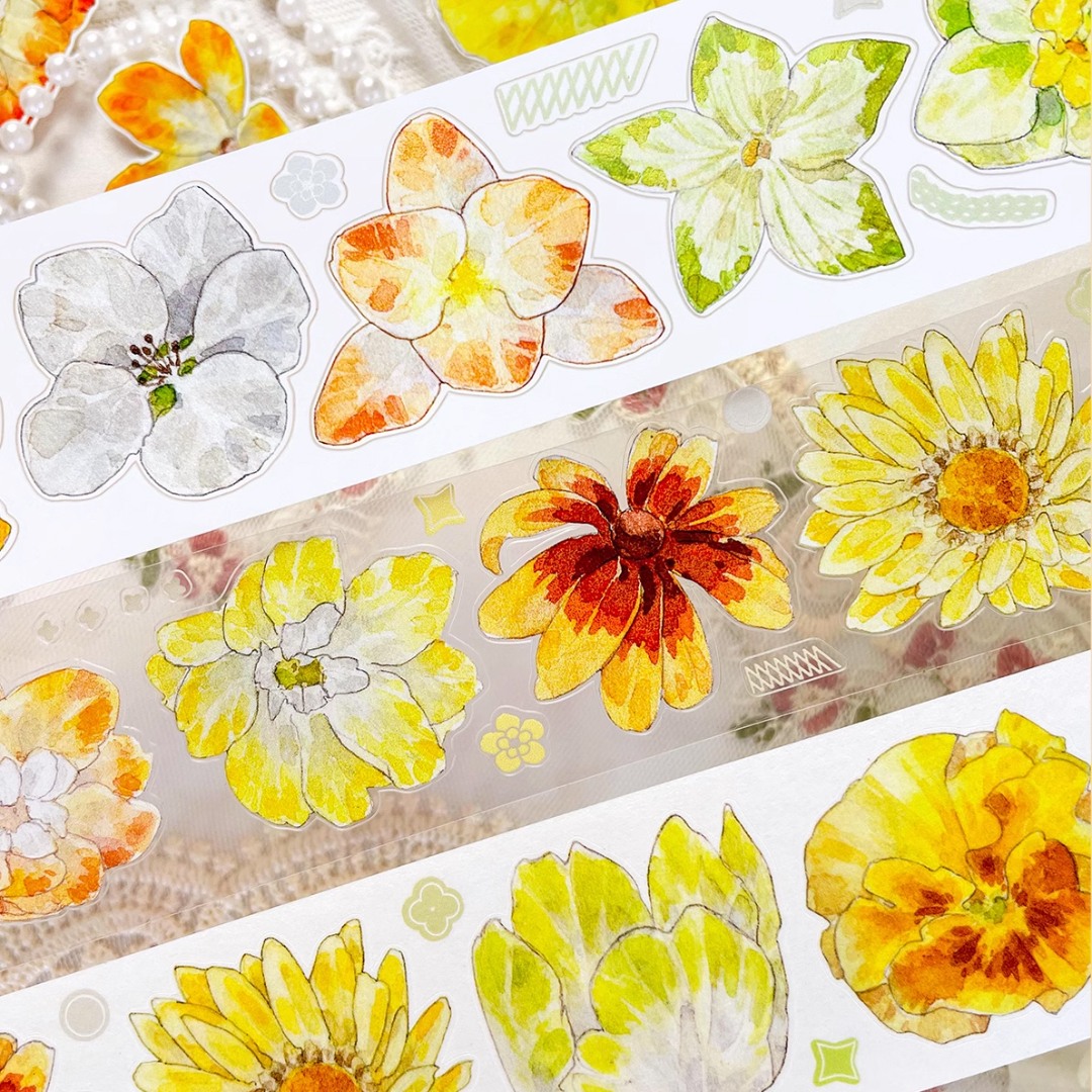 Baicangjia Studio Die-Cut Tape - Honey Orange