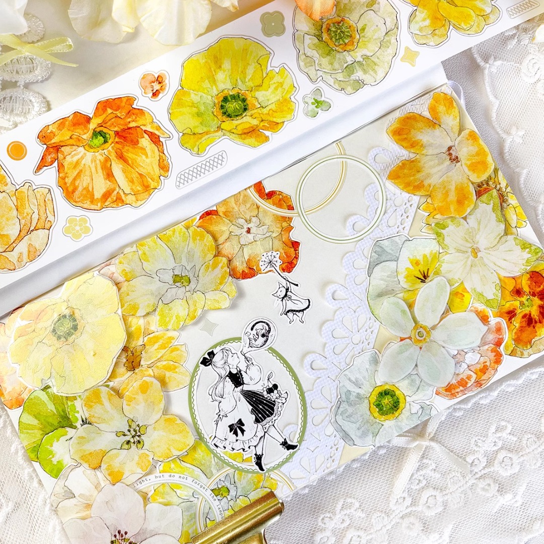 Baicangjia Studio Die-Cut Tape - Honey Orange