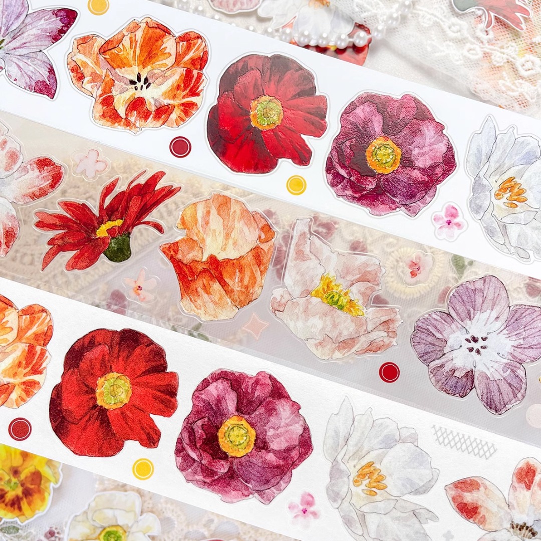 Baicangjia Studio Die-Cut Tape - Goldfish Fireworks