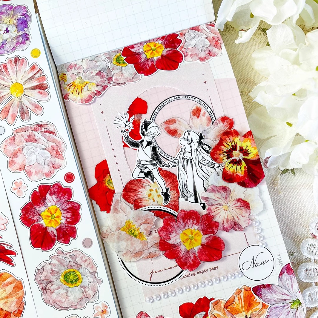 Baicangjia Studio Die-Cut Tape - Goldfish Fireworks