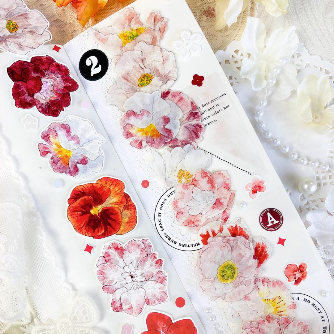 Baicangjia Studio Die-Cut Tape - Goldfish Fireworks