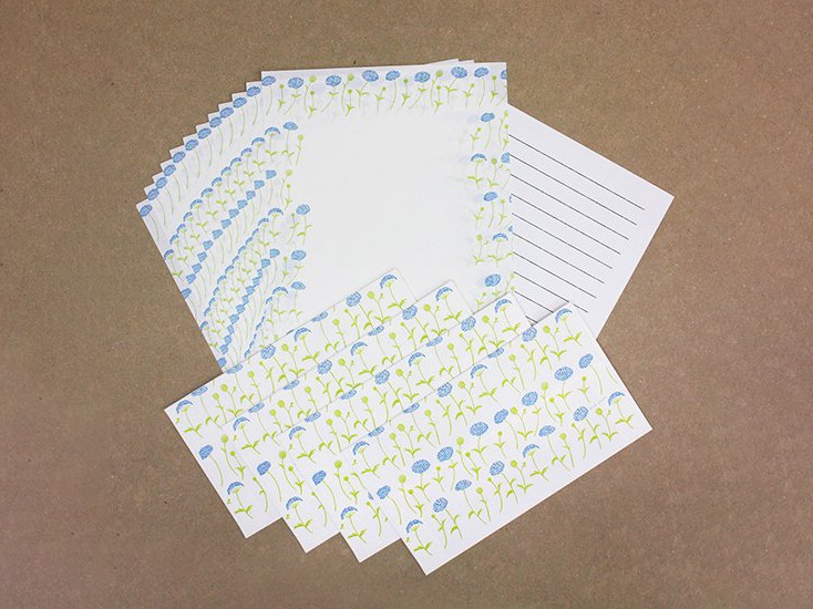 Cozyca | Nishi Shuku Letter Set - Didiscus