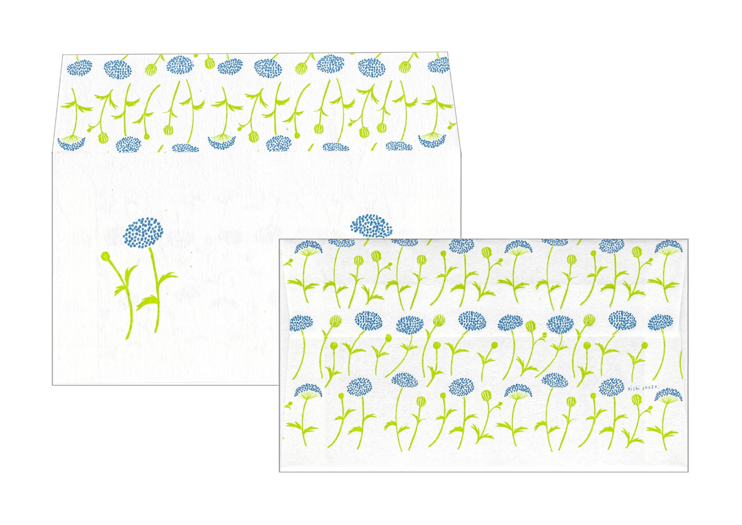 Cozyca | Nishi Shuku Letter Set - Didiscus