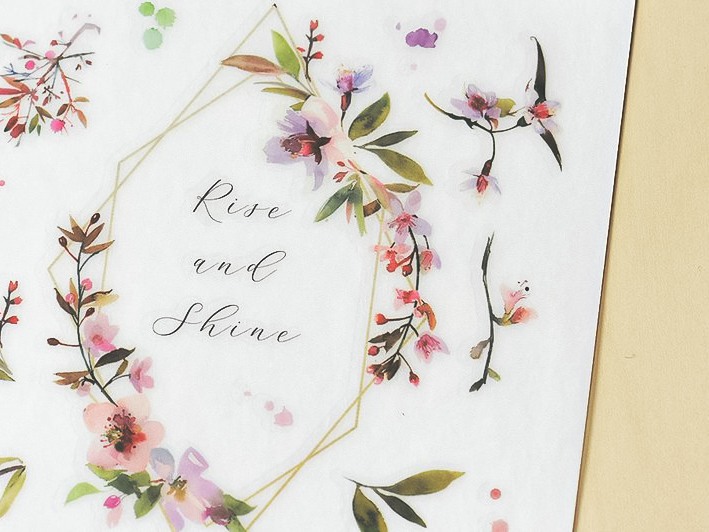 MU Print-On Siirtotarrat 084 - Rise And Shine