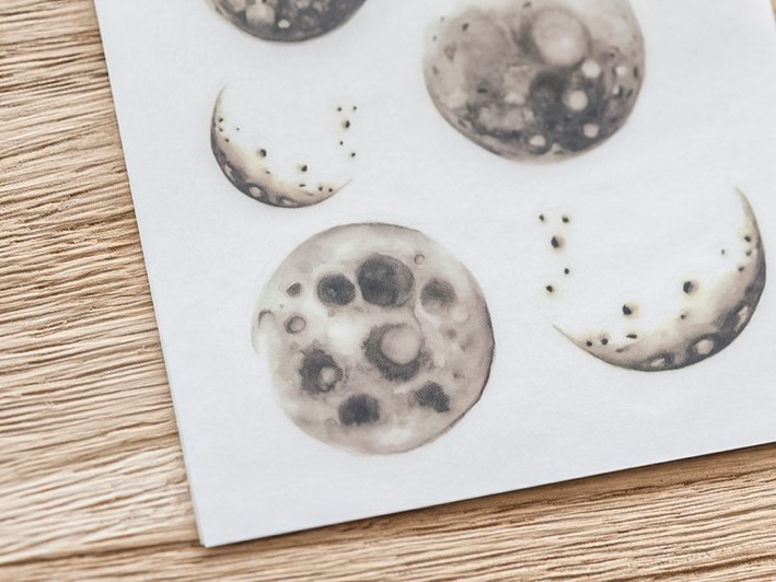 MU Craft Print-On siirtokuvat, Retrosarja - Universumi ja Planeetat