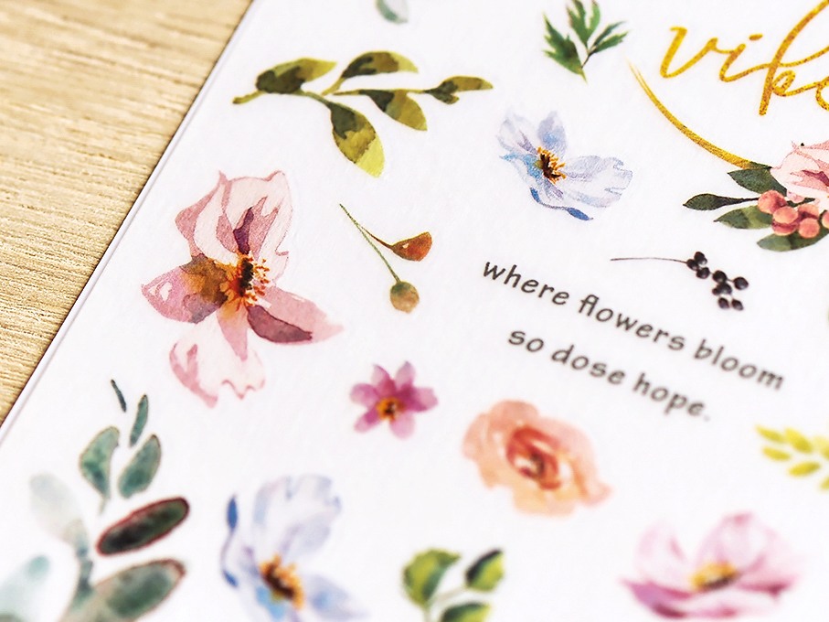 MU Print On Stickers Flowers of Hope 118