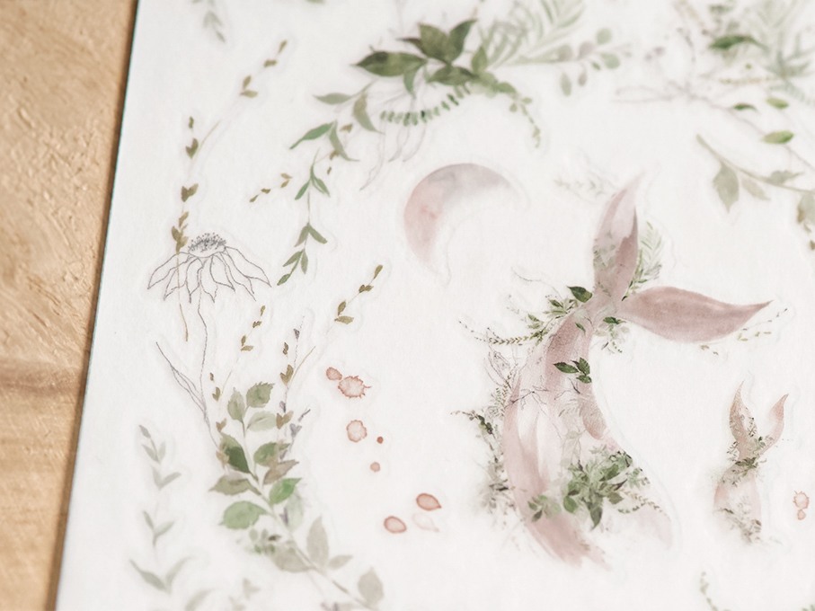 Pre-Order MU Print-On Siirtotarrat 090 - Moon Whale