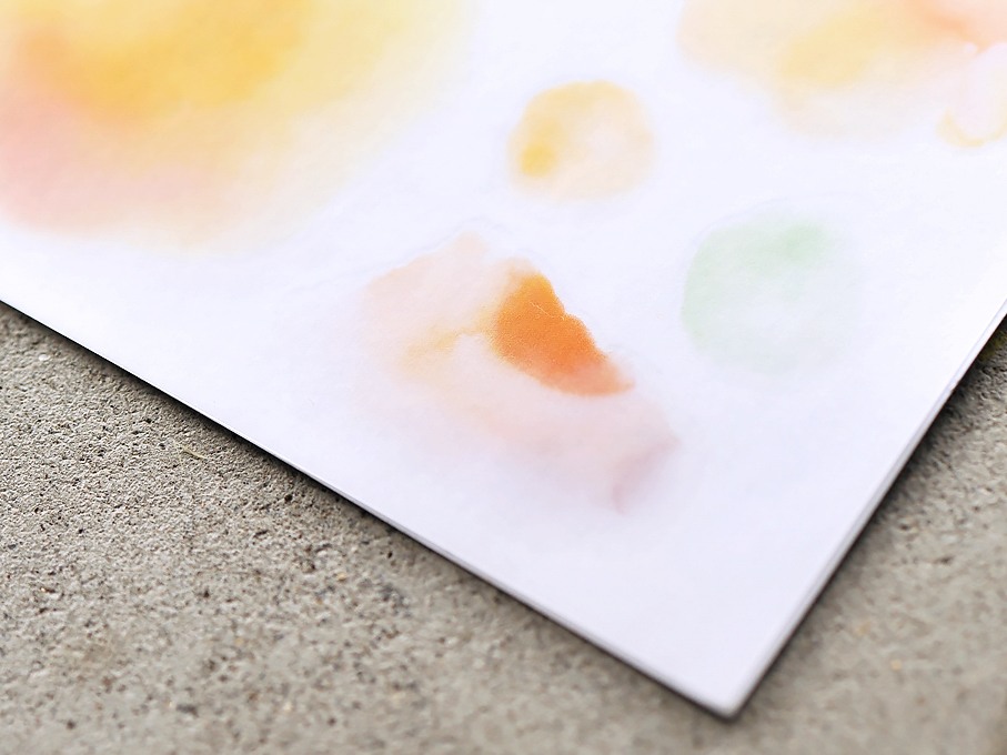 MU Print On Stickers  Watercolor Dawn And Dusk 113