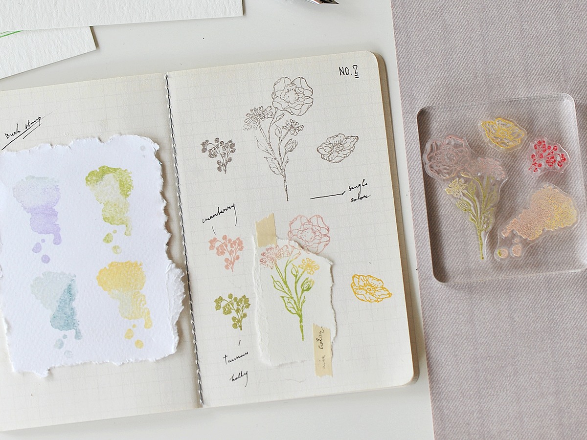 MU | Clear Stamp Set - Flower 02