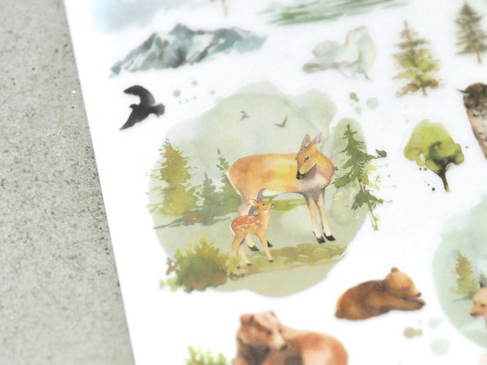 MU Print-On Siirtotarrat 096 - Metsämaisema