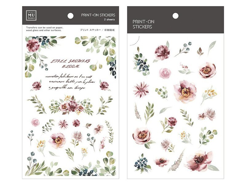 MU Print On Stickers Still Growing Bloom
