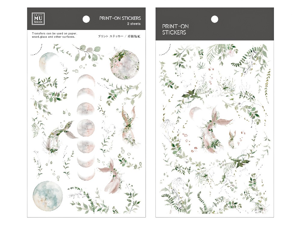 Pre-Order MU Print-On Siirtotarrat 090 - Moon Whale