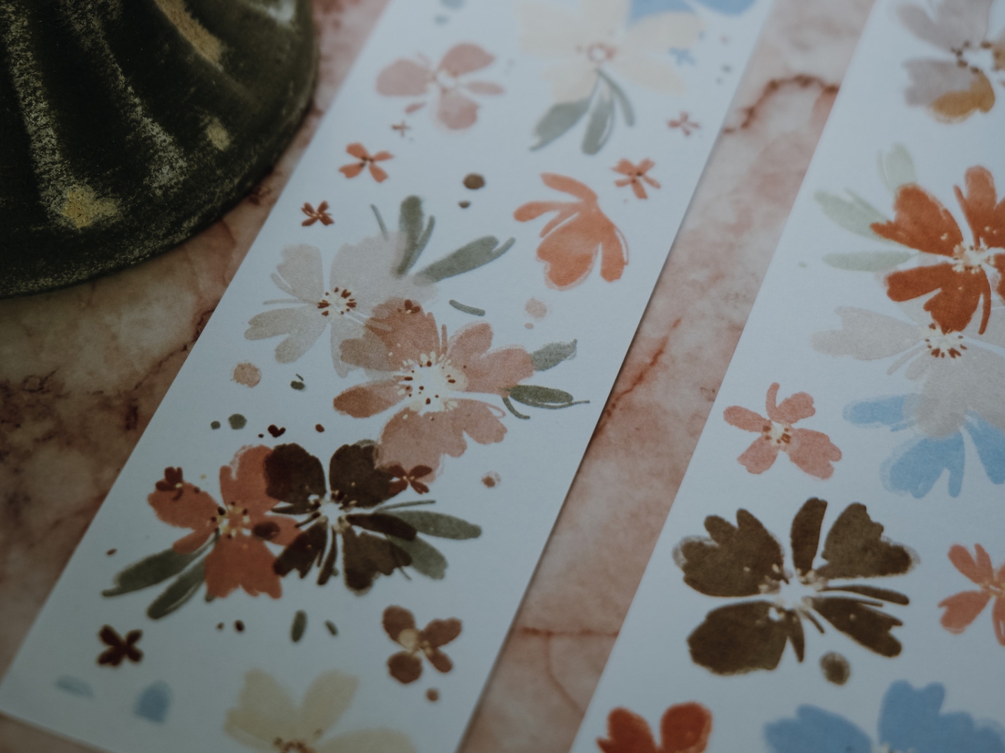 Meow Illustration Washi Tape - Anemone