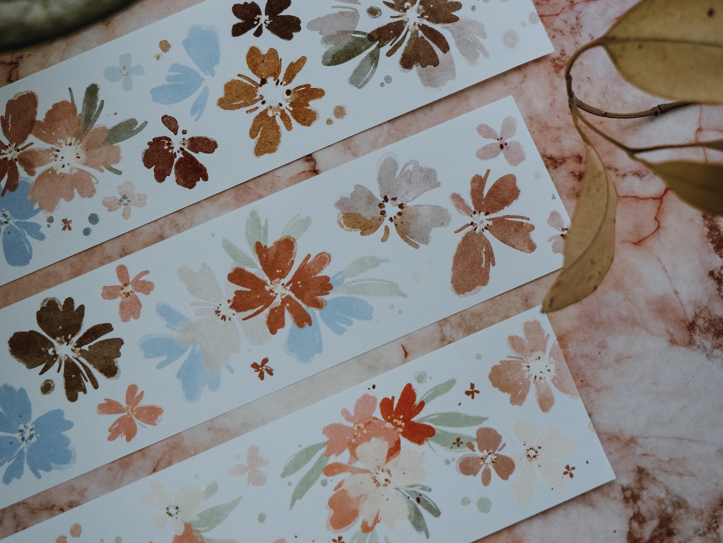 Meow Illustration Washi Tape - Anemone