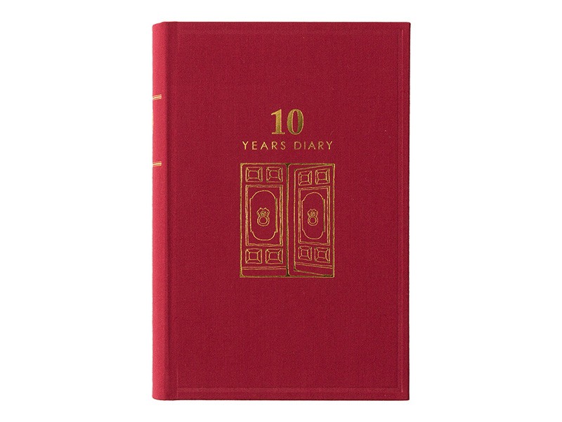 MD 10 Year Diary - Red